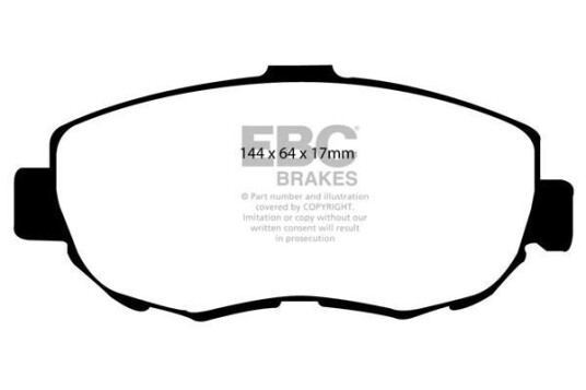 Bremseklosser EBC Brakes DP21223 Bremseklosser EBC Brakes DP21223