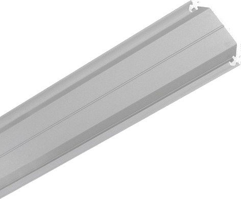Topmet 1m aluprofil QUARTER10 BD/U6 Anodisert hjørne LED skinne Topmet 1m aluprofil QUARTER10 BD/U6 Anodisert hjørne LED skinne