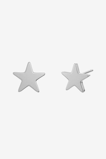 Edblad Øreringer Sirius Studs Steel Sølv