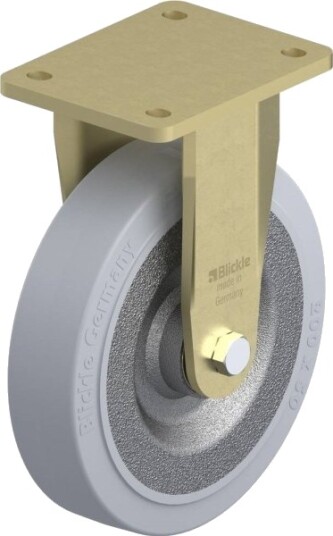 Blickle 413401 Bs-Se 200K-Sg Fast Hjul, Hjuldiameter 200 Mm, Bæreevne (Maks.) 600 Kg 1 Stk