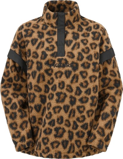 PICTURE ORGANIC CLOTHING Velora Printed 1/4 Fleece WILD SPOT PRINT XS