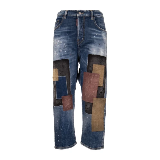 Dsquared2 Dame Jeans Blå M,
