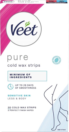 Veet Pure Cold Wax Strips Body Veet Pure Cold Wax Strips Body