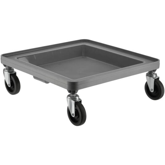 PULSIVA Transportvogn for oppvaskkurver; 53x53x7.8 cm (BxDxH); Grå