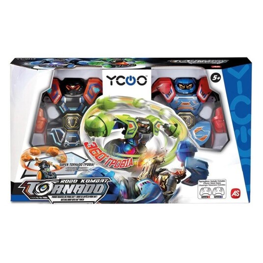 Silverlit Ycoo Robo Kombat Tornado Robotsett 2-Pakning Svart / Rød
