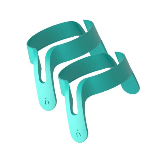 Nanobébé Detachable Handles for Flexy Silicone Baby Bottle Turquo Nanobébé Detachable Handles for Flexy Silicone Baby Bottle Turquo