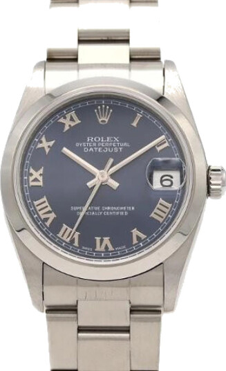 Rolex Vintage Dame Blå