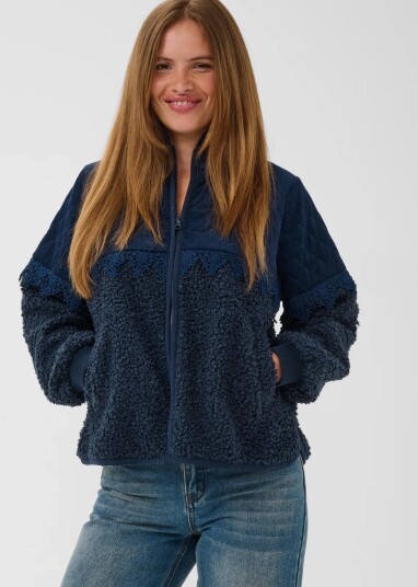 Culture Culenia Catina Teddy Jacket Navy XL