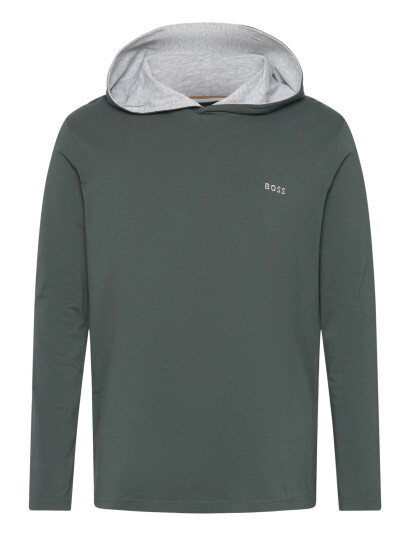 BOSS Mix&Match Ls-Shirt H - Green - XXL