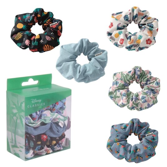 Disney Hårstrikk Scrunchie 5-pk - - Voksen - Polyester Disney Hårstrikk Scrunchie 5-pk - - Voksen - Polyester