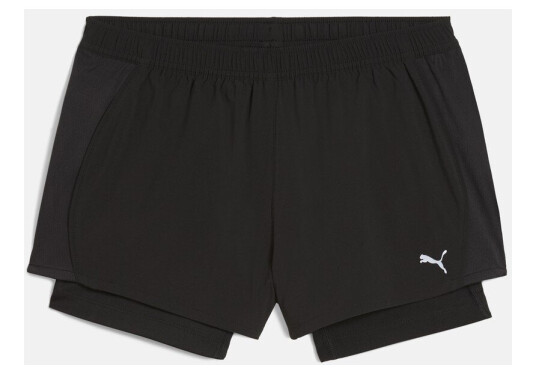 Puma W Run Velocity 2in1 3" Short Puma Black L