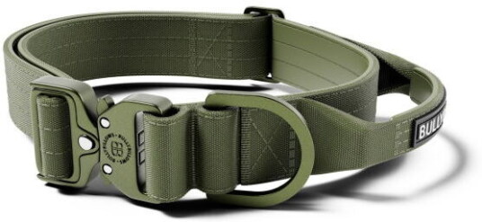 Bullybillows Bullybillow Combat Hundehalsbånd Med Håndtak Grønn 4 cm (L)