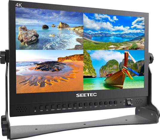 Seetec 15,6" 4K Broadcast LCD Monitor 15,6" SDI og 4x HDMI Seetec 15,6" 4K Broadcast LCD Monitor 15,6" SDI og 4x HDMI