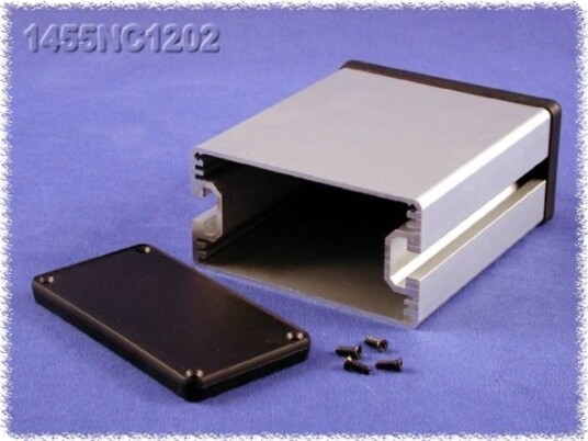 Hammond Electronics 1455NC1602 160 × 103 × 53 mm Aluminium Natur Kabinett