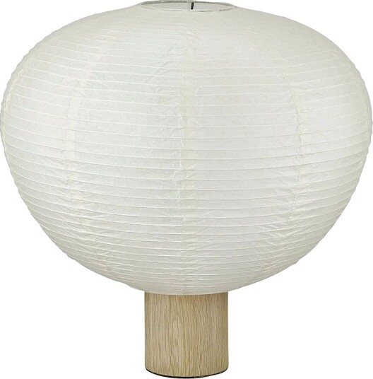 Blomus Bordlampe Kami Rice Paper H 46 cm Ø 46 cm Hvit Bordlamper
