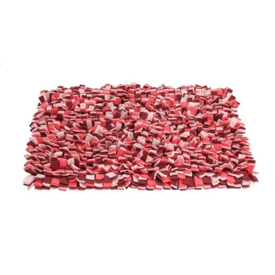 Little&Bigger Shaggy Aktviseringsmatte Rosa/Rød 60X50 cm Little&Bigger Shaggy Aktviseringsmatte Rosa/Rød 60X50 cm