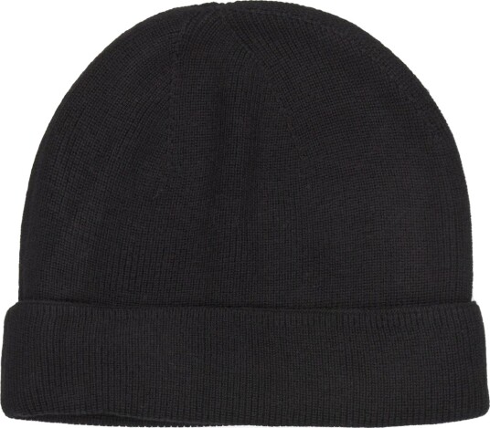 Organic Basics Soft Knit Beanie   Black   ONE SIZE