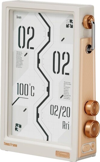 Divoom Times Frame Skjerm - Hvit - Multimedialt Informasjonsdisplay