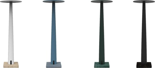 Bordlampe Nemo Lighting Portofino dimmbar Blå Stue Aluminium Moderne 30.5 Blå