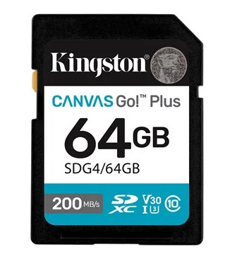 Kingston Canvas Go! Plus SD 200MB/s 64GB Kingston Canvas Go! Plus SD 200MB/s 64GB