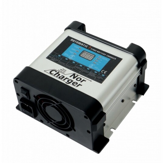 NOR CHARGER Pro Serie Elektronisk Batterilader 12V 10A 2 kanaler