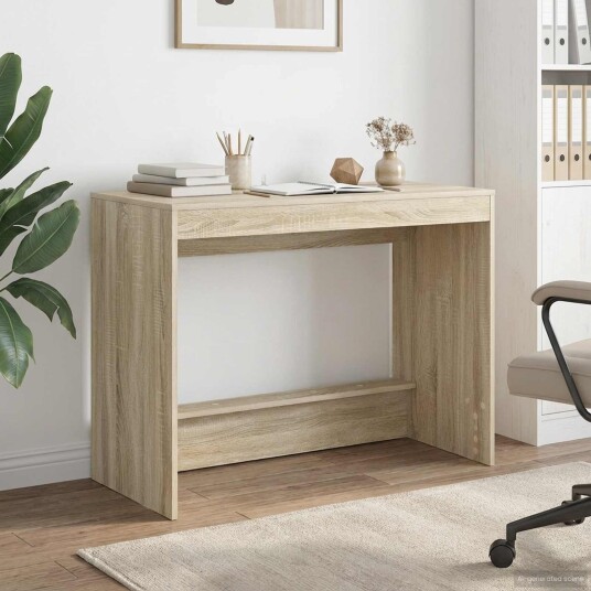 vidaXL Seng Schreirbord Sonoma eik Konstruert tre 100 x 45 x 75 cm
