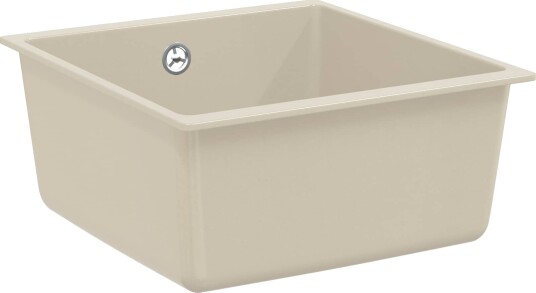 Vask Beige 430 x 460 mm 80% kvarts og 20% harpiks