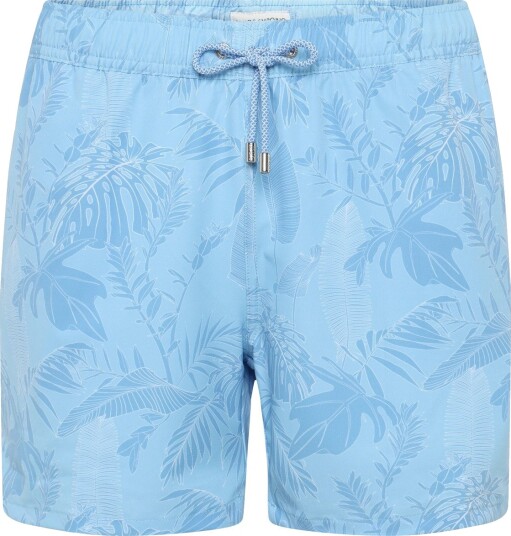 Panos Emporio Classic Leaf Swimshort   Blue   L
