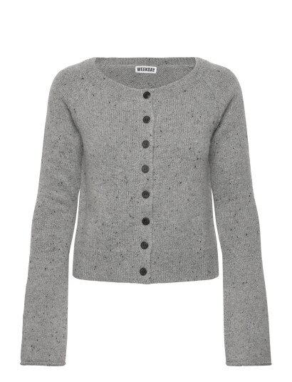 Weekday Buttoned Woolblend Cardigan - Grey - XS Weekday Buttoned Woolblend Cardigan - Grey - XS