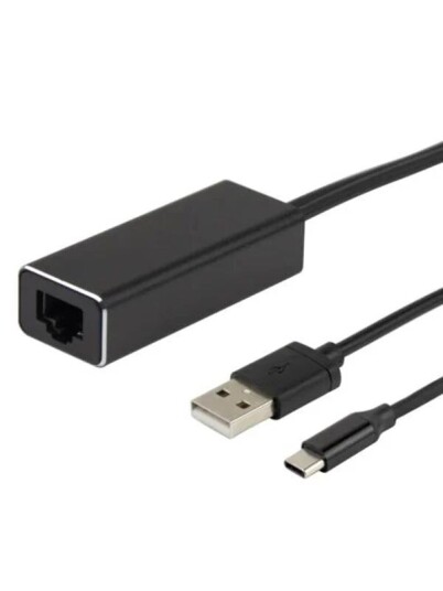 Deltaco Ethernet Adapter 1m USBC-CAST-ETH Deltaco Ethernet Adapter 1m USBC-CAST-ETH