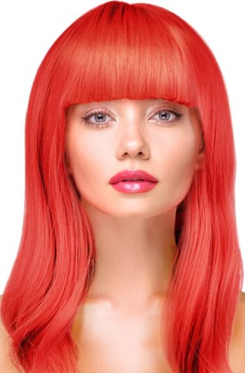 Party Wig Long Straight Red Hair