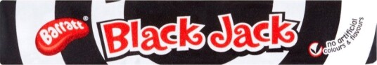 Barratt Black Jack Stick Pack - Karameller med Anissmak 36 gram (UK) Barratt Black Jack Stick Pack - Karameller med Anissmak 36 gram (UK)