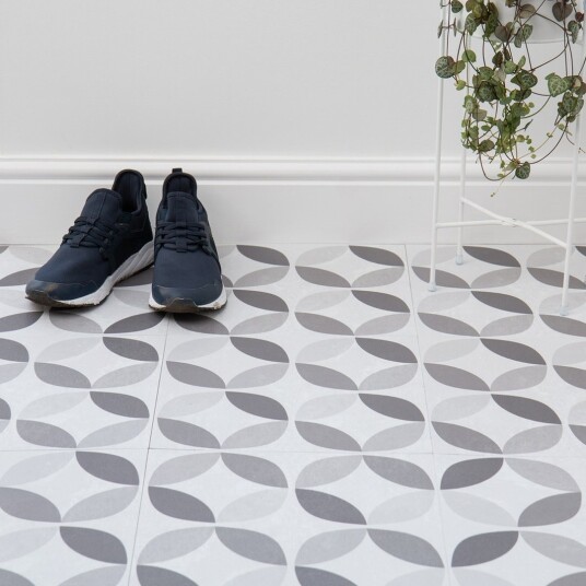 D C Fix Classic Selvklebende Gulvfliser Grey Wood