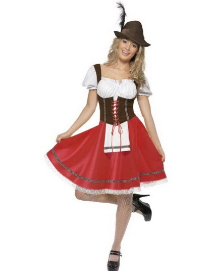 Bayersk Tjenestepike Oktoberfest Kostyme Bayersk Tjenestepike Oktoberfest Kostyme