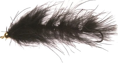 Unique Flies Marabou Worm Black Unique Flies Marabou Worm Black