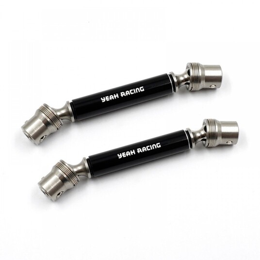 Yeah Racing AXSC-105BK STAINLESS STEEL FRONT & REAR CENTER SHAFT