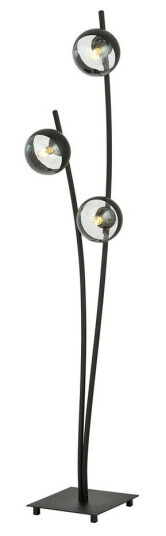 Hunter LP3 Sort/Stripe gulvlampe Ø14 cm E14 230V uten lyskilde
