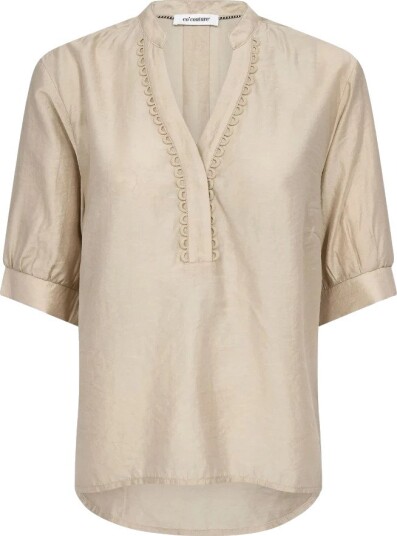 Co'Couture Dame Bluser & Skjorter Beige L,