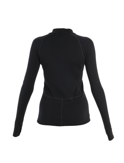 Icebreaker W 300 Merinofinepolar Ls Half Zip Black M