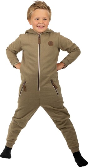 Bruse bomull jumpsuit Gran Covert Green (98/3 år)