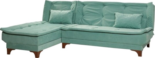 Riversdale Sovesofa med Sjeselong 4 seter Havsgrønn Riversdale Sovesofa med Sjeselong 4 seter Havsgrønn