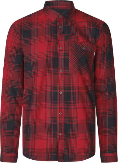 Seeland Men"s Glen Flannel Shirt Red Check L