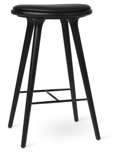 Mater - High Stool H74 Black Stained Oak Mater - High Stool H74 Black Stained Oak