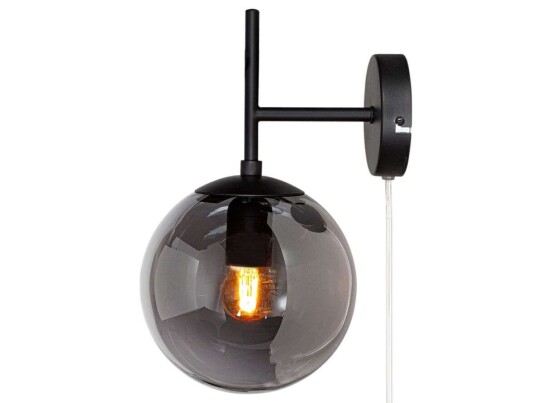 By Rydéns Boyle Vegglampe Smoke Grey By Rydéns Boyle Vegglampe Smoke Grey