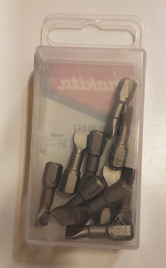 Makita Bits Flat 1.2x8.0mm 10p Makita Bits Flat 1.2x8.0mm 10p