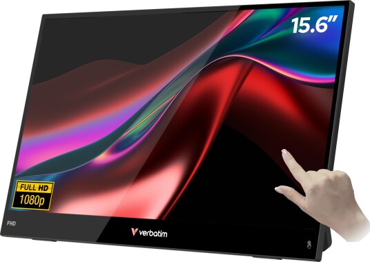 Verbatim 15.6" FHD Portabel Berøringsskjerm med HDMI og USB-C Verbatim 15.6" FHD Portabel Berøringsskjerm med HDMI og USB-C