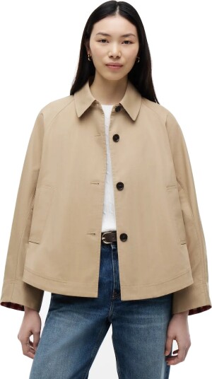 Tommy Hilfiger Cotton Short Jacket Beige 42