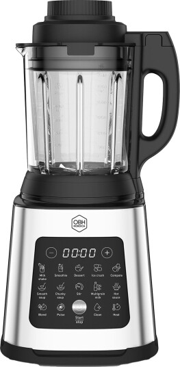 OBH Nordica Perfectmix Cook Blender med 1400W Effekt og Isknuser - Rustfritt Stål/Svart OBH Nordica Perfectmix Cook Blender med 1400W Effekt og Isknuser - Rustfritt Stål/Svart