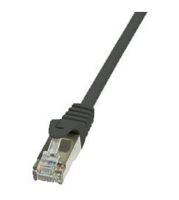 Logilink Koblingskabel Rj-45 Hann Til Rj-45 Hann 10 M Foliebelagt Uskjermet Tvinnet Kabelpar F/Utp Cat 5E Svart
