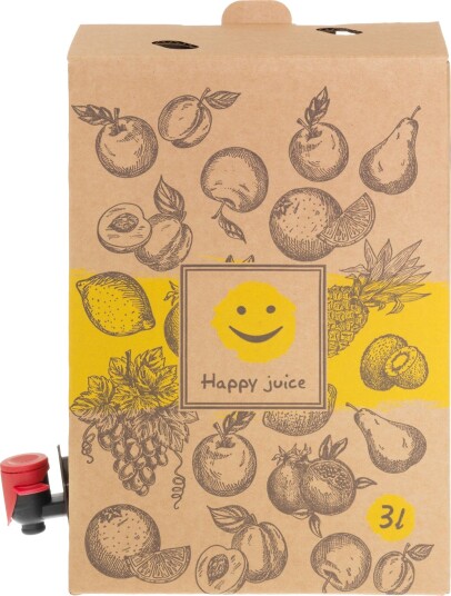 Marjukka Bag In Box-pose med kran 3 liter 4-pakning